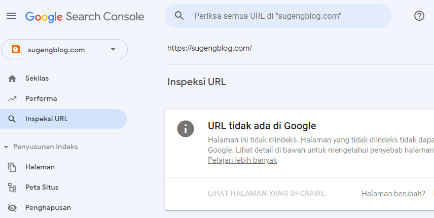 Inspeksi URL