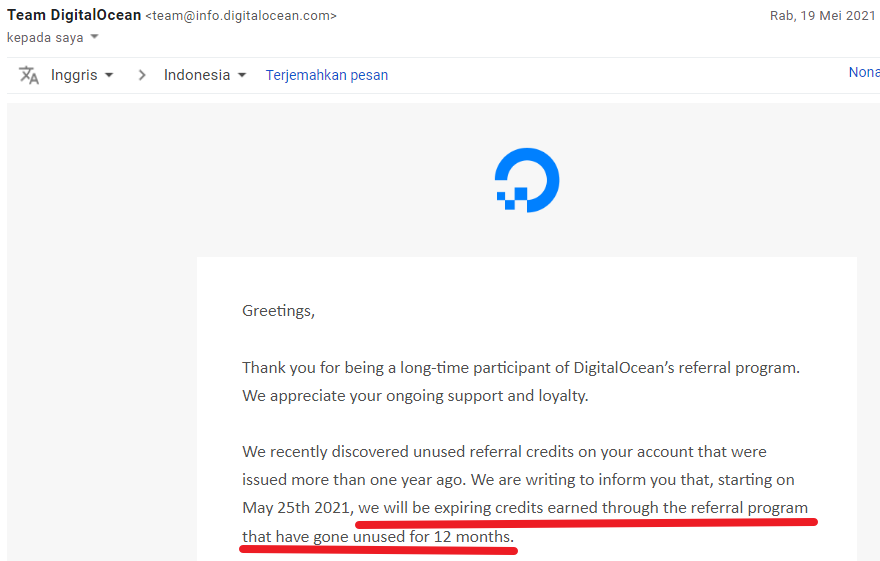 Email DigitalOcean Email DigitalOcean